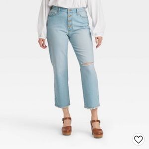 Women's High-Rise Vintage Straight Jeans - Universal Thread™ sz 12L